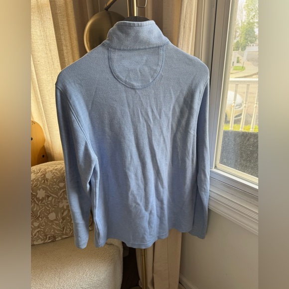 IZOD Saltwater Women Light Blue Half-Zip Sweater | Small - Picture 7 of 7